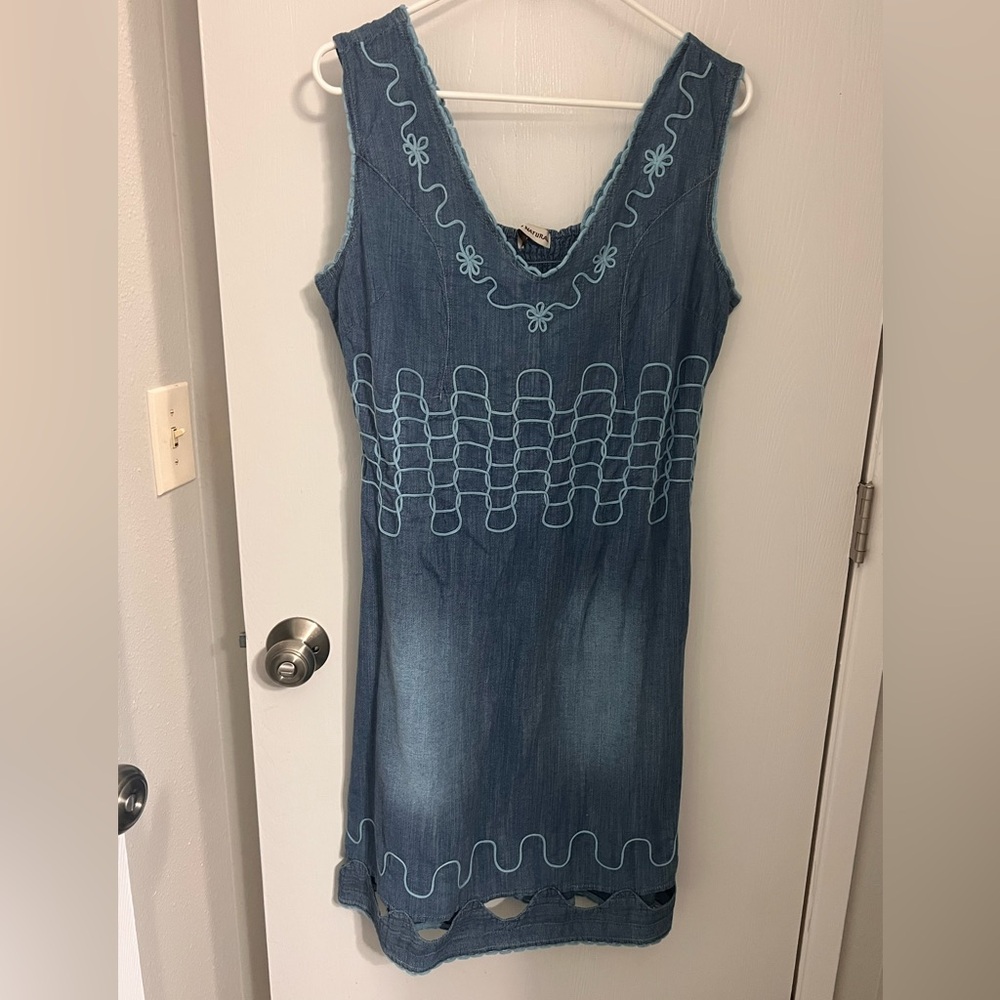 Denim sun dress